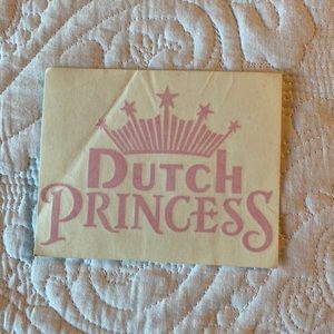 DUTCH BROS Dutch Princess Sticker